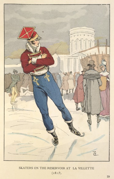 Skaters_on_the_reservoir_at_La_Villette_(1813)_-_Fashion_in_Paris_(1898),_plate_29_-_BL